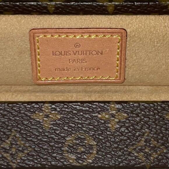 Louis Vuitton Rare Vintage Mini Trunk Monogram Wood Accessory Box - Picture 5 of 14